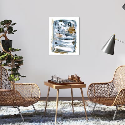 Wynwood Studio Abstract Stages White and Modern & Contemporary Wall Art Canvas Print
