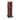 Square Shaped Column Pedestal with Reeded Design, Brown