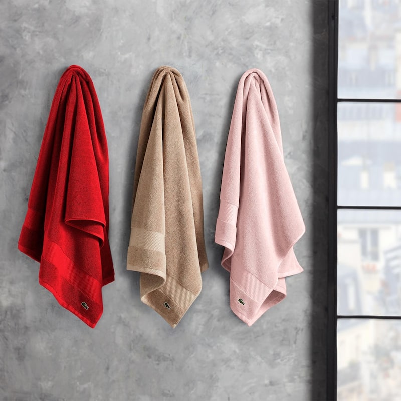 Lacoste Heritage Supima 100% Cotton Bath Towel