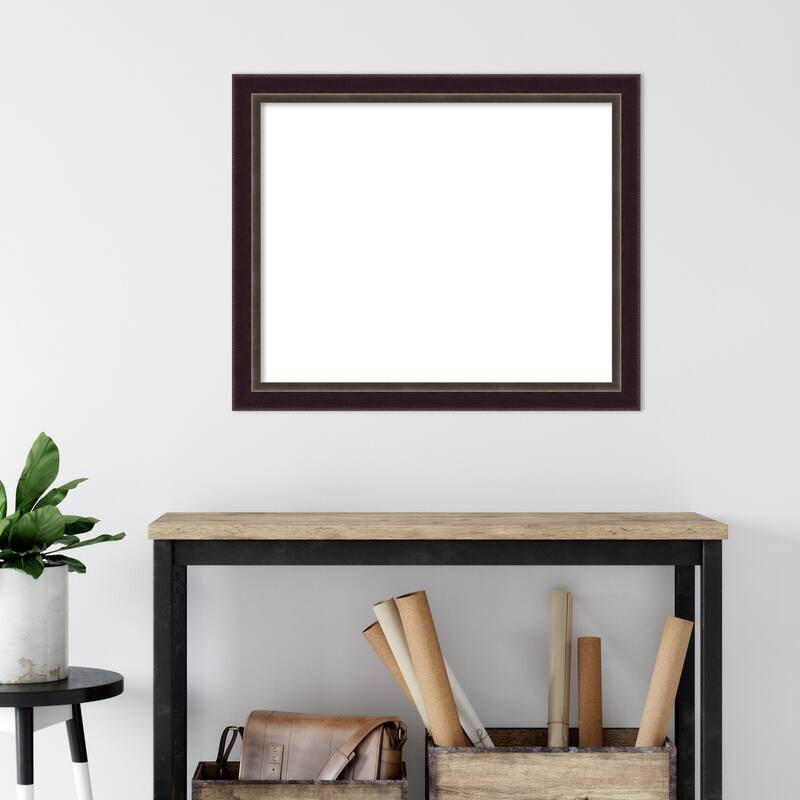 Amanti Art Signore Bronze Framed Dry Erase Magnetic Board