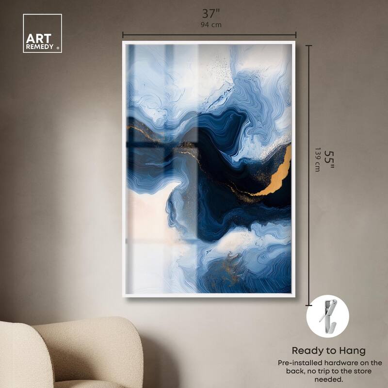 Blue Deep II Shadowbox by Art Remedy