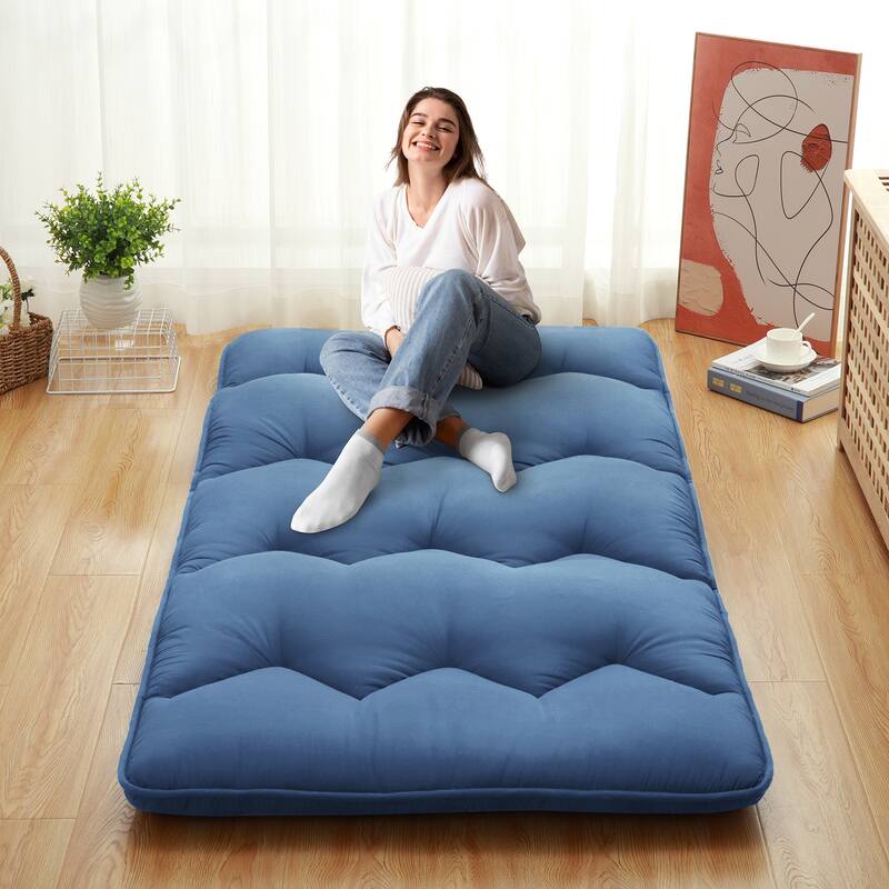 Japanese Futon Floor Mattress, Japanese Style Floor Mattress Sleeping Mattress Pad Tatami Mat