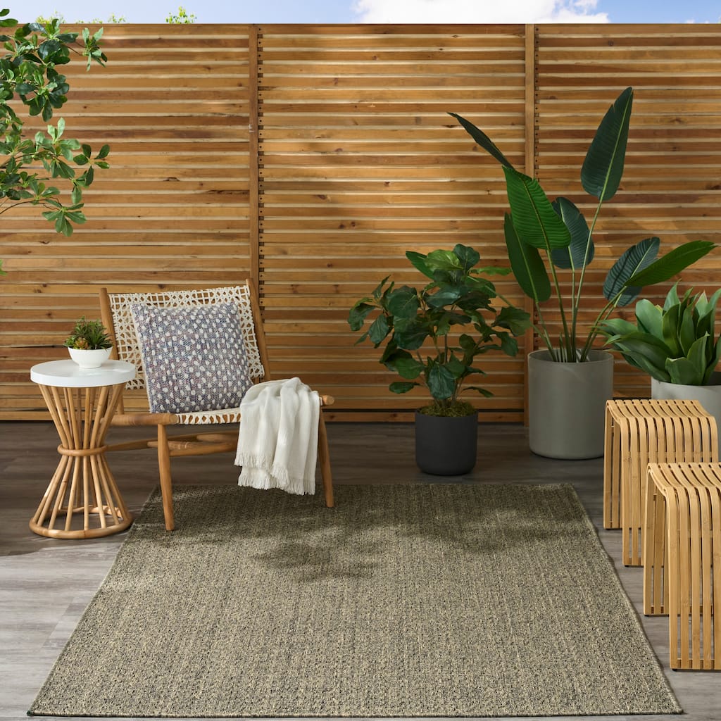 Nourison Tulum Indoor/Outdoor Chevron Area Rug