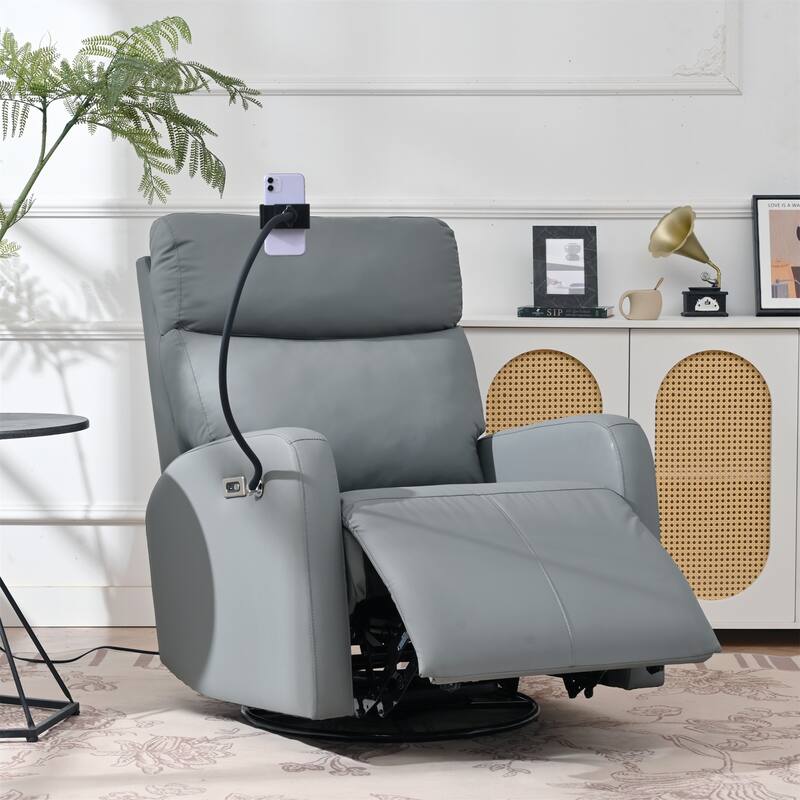 270° Power Swivel Rocker Recliner Chair