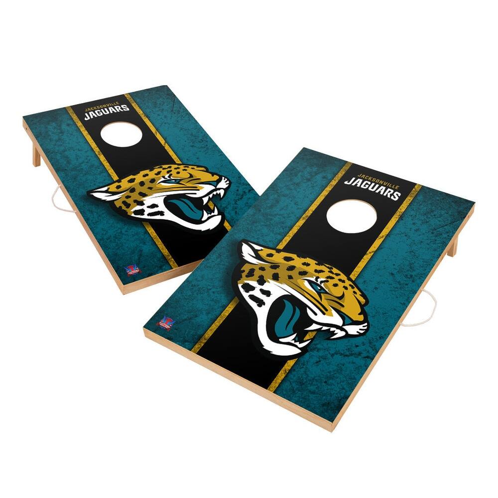 Vintage Jacksonville Jaguars NFL Regulation 2x4 Cornhole Set
