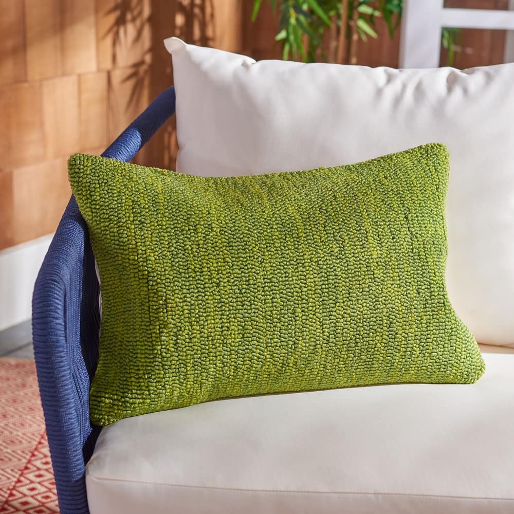 SAFAVIEH Soleil Besa Indoor/ Outdoor 12-inch x 20-inch Throw Pillow (Set of 2)