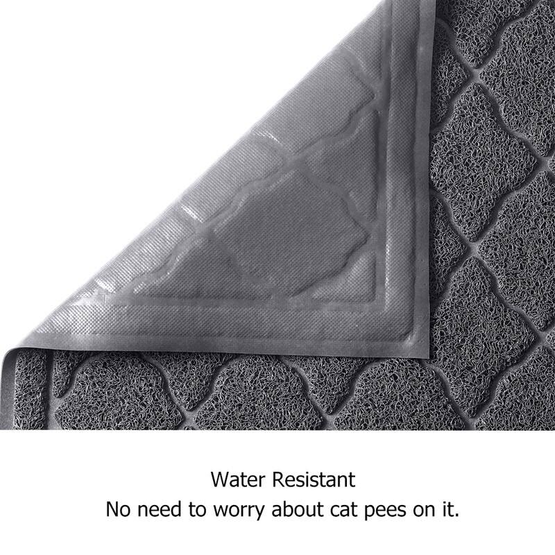 unipaws Cat Litter Box Enclosure with Top Opening, Cat Washroom Bench