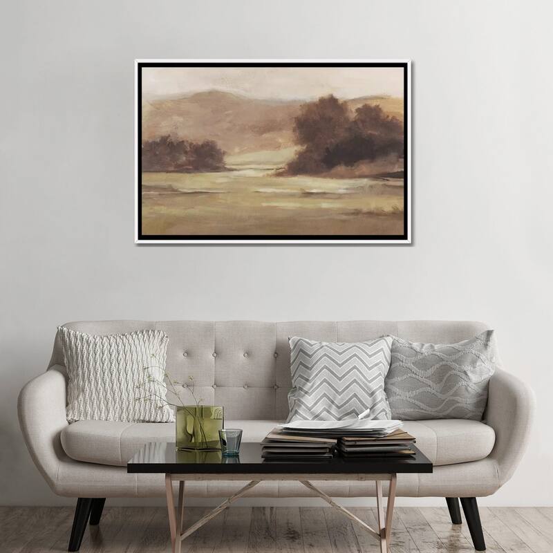 iCanvas "Muted Landscape I" by Ethan Harper Framed Canvas Print