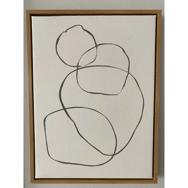 Kate and Laurel Sylvie Modern Circles Framed Canvas Set by Teju Kate and Laurel Sylvie Modern Circles Framed Canvas Set by Teju
