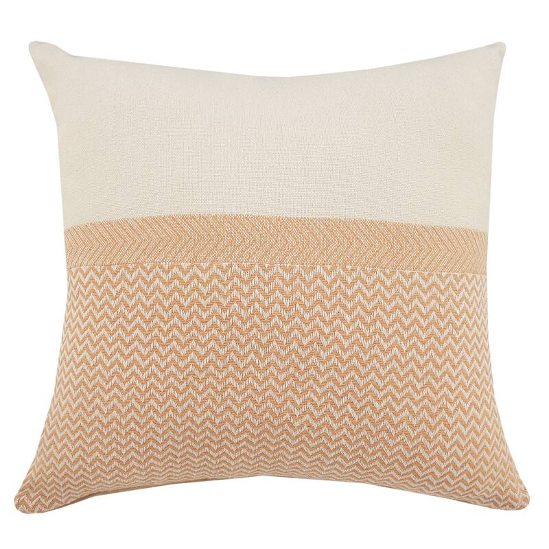 Sevita Chevron Chic Color Block Throw Pillow