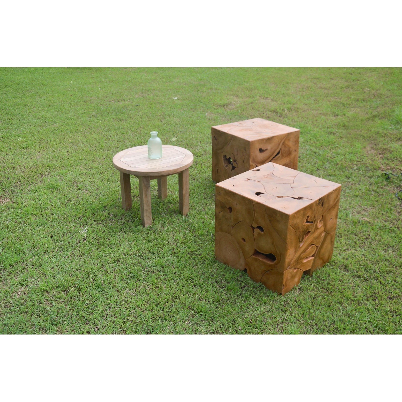 Shop Decorative Teak Root Side Table Overstock 31415229