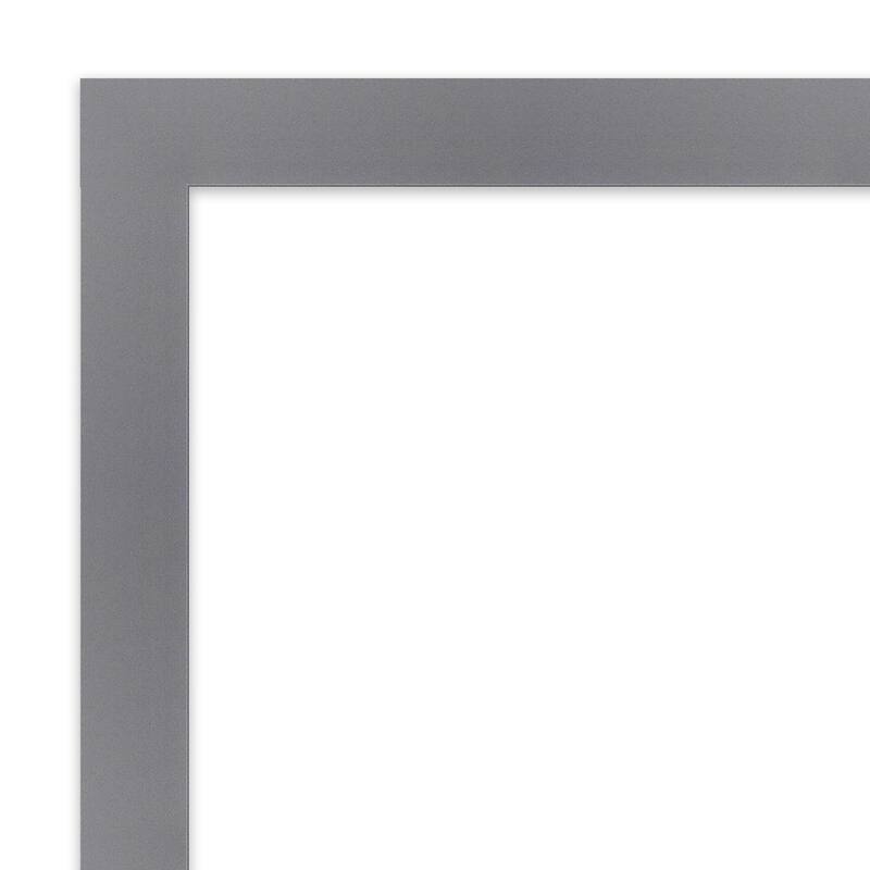 Edwin Grey Wood Framed Black Corkboard Bulletin Board