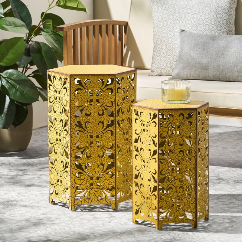 Outdoor Hexagonal ACCENT TABLE