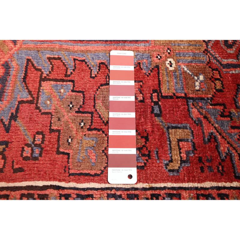 ECARPETGALLERY Hand-knotted Sarabi Red Wool Rug - 7'8 x 11'9