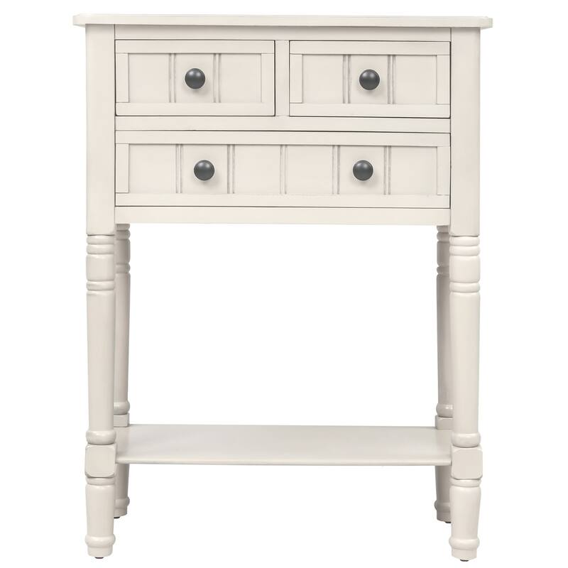 Copper Grove Colby 3-drawer Console Table with Bottom Shelf