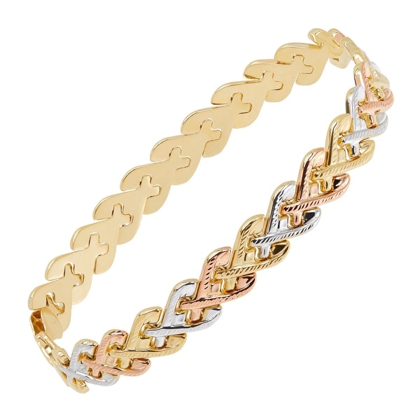 heart shaped gold bracelet
