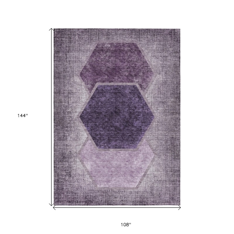 HomeRoots Geometric Transitional Rectangle Outdoor Rug