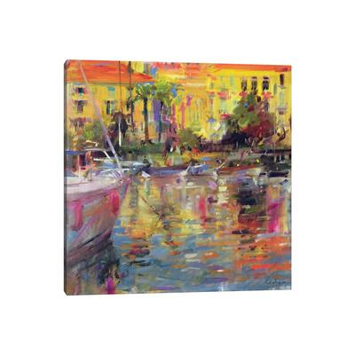 iCanvas "Riviera Moorings" by Peter Graham Canvas Print