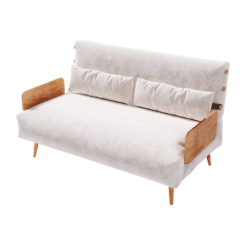 JASIWAY 59.1'' Modern Upholstered Sofa Bed