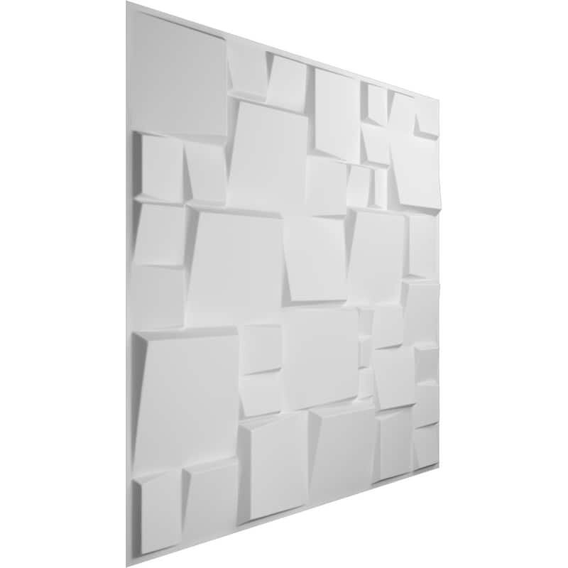 19 5/8"W x 19 5/8"H Modern Square EnduraWall Decorative 3D Wall Panel