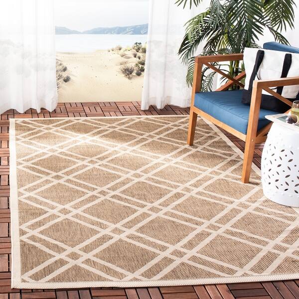 Shop Safavieh Courtyard Thalia Indoor Outdoor Rug On Sale Overstock 8140199
