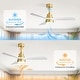 preview thumbnail 33 of 70, Sofucor 48/52 Inch Solid Wood Ceiling Fan with Light Optional, 6-Speed Reversible DC Motor and Remote control,Smart Optional