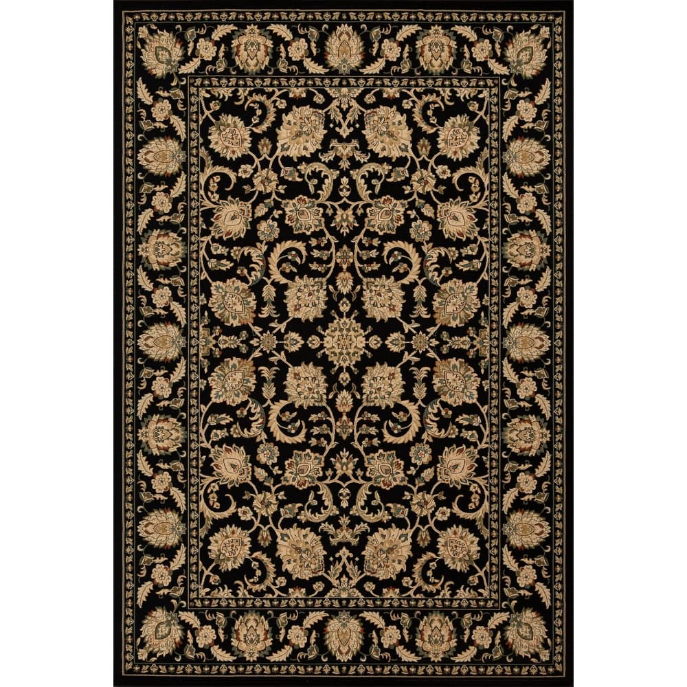 Izmir Collection Multicolor Transitional Floral/Botanical Area Rug