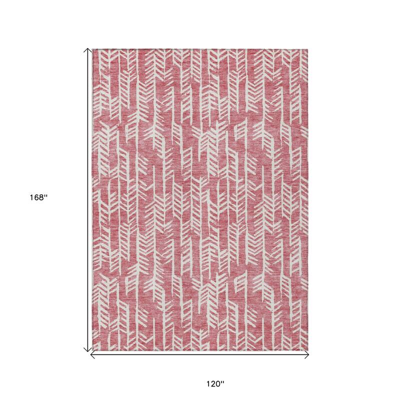 HomeRoots Tribal Transitional Rectangle Outdoor Rug