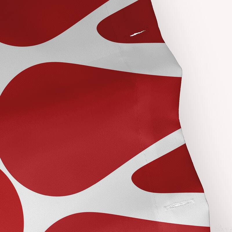71 x 74-inch, Watermelon Seeds, Geometric Print Shower Curtain