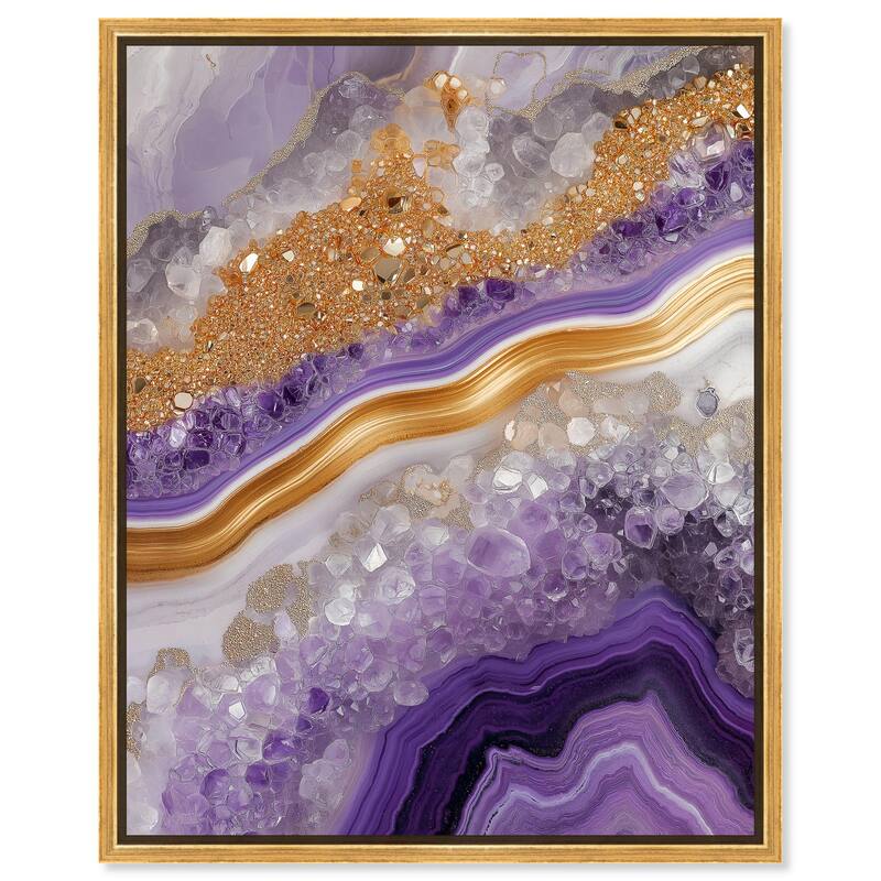 Gemstone Labyrinth II Canvas by Art Remedy - Gold - 24" x 30"