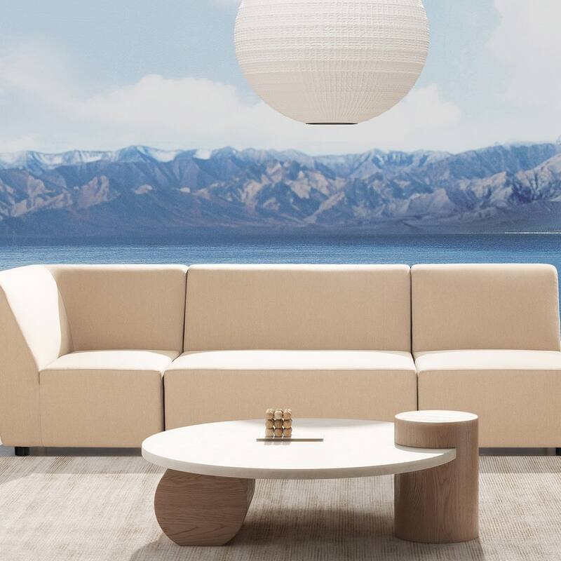 Cleo 45.5" Armless Outdoor Loveseat