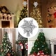 Joiedomi 9.25-in. Tall Silver and Polyvinyl Chloride Snowflake ...