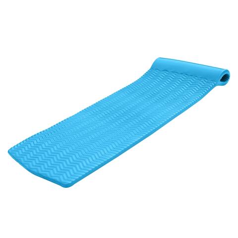 TRC Recreation Serenity 1.5" Thick 70" Foam Lounger Pool Lake Float, Marina Blue - 8