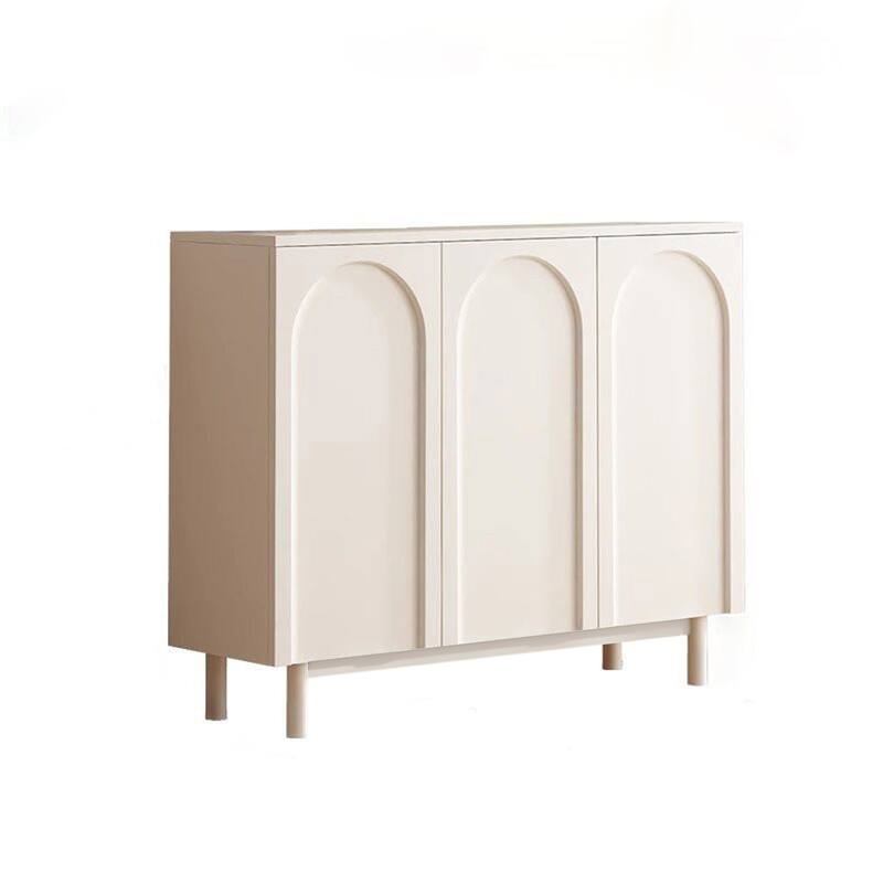 JASIWAY Buffet Table Kitchen Sideboard with Decorated Doors