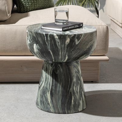 Classic Home Merz Outdoor Concrete Side Table