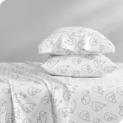 Bare Home Double Brushed Deep Pocket Printed Sheet Set