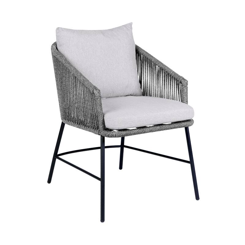 Koala and Calica Rope and Eucalyptus Wood 5 Piece Outdoor Dining Set