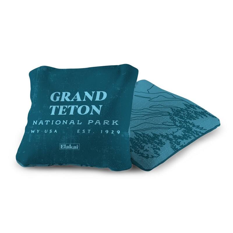 Grand Teton National Park Dual Sided Pro Cornhole Bags (Set of 4)