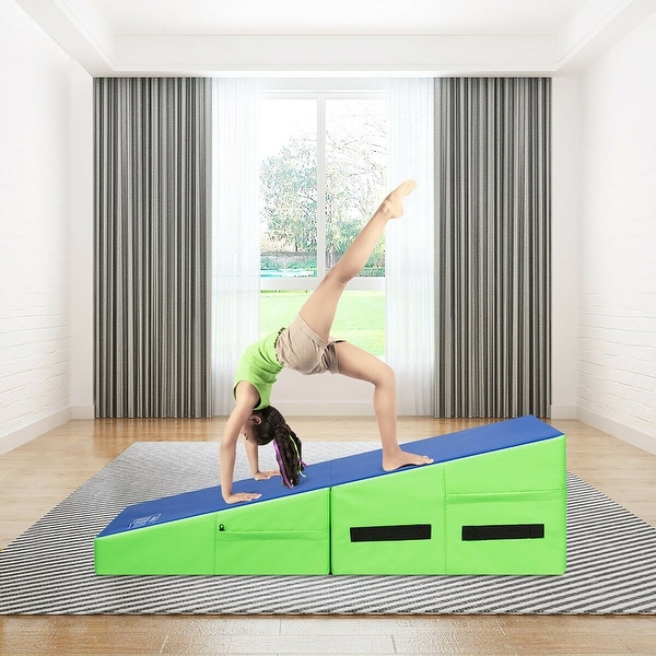 cheese wedge tumbling mat