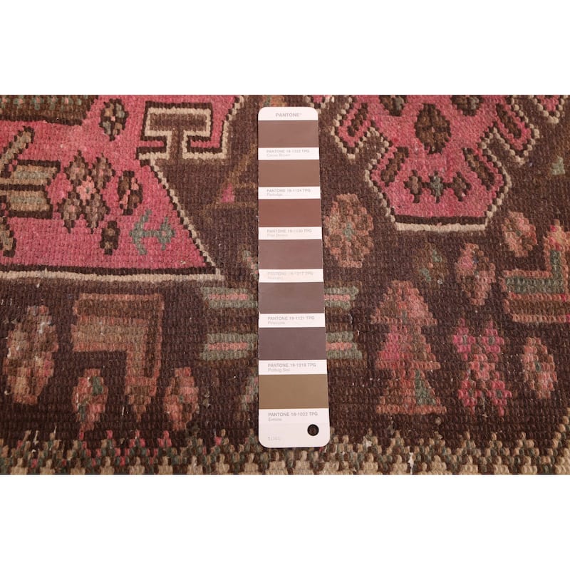 ECARPETGALLERY Hand-knotted Antalya Vintage Brown Wool Rug - 3'3 x 5'2