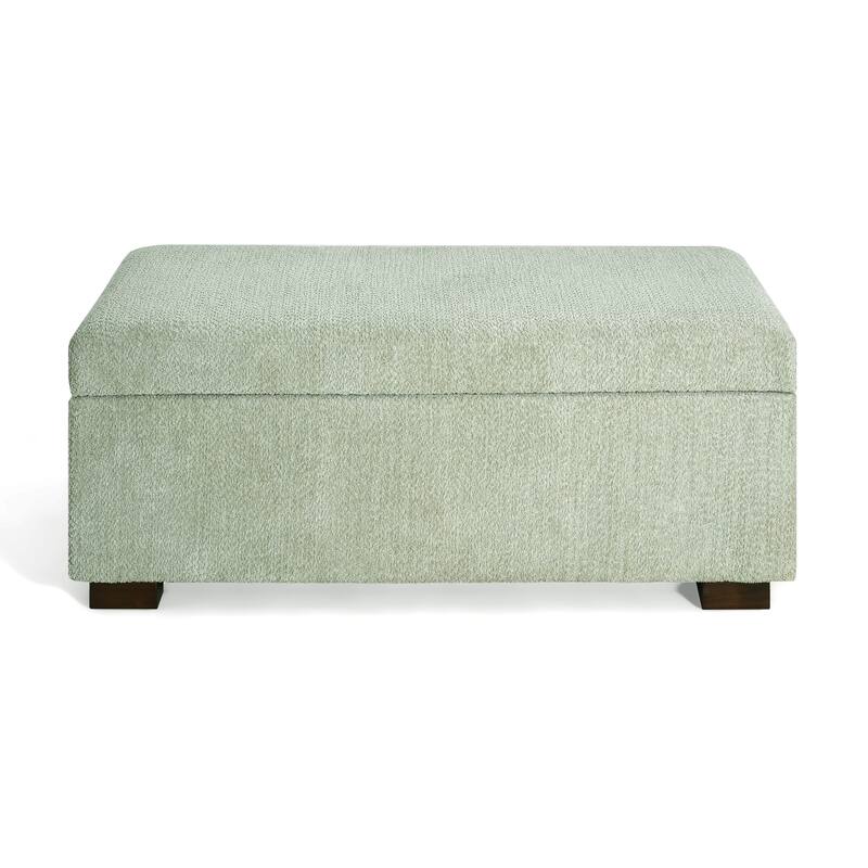 Christopher Knight Home- Aurelius Rectangle Chenille Storage Ottoman