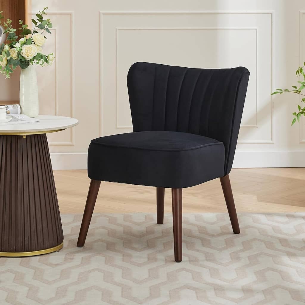 Modern Velvet Upholstered Living Room Chair for Bedroom Kitchen Dining Room