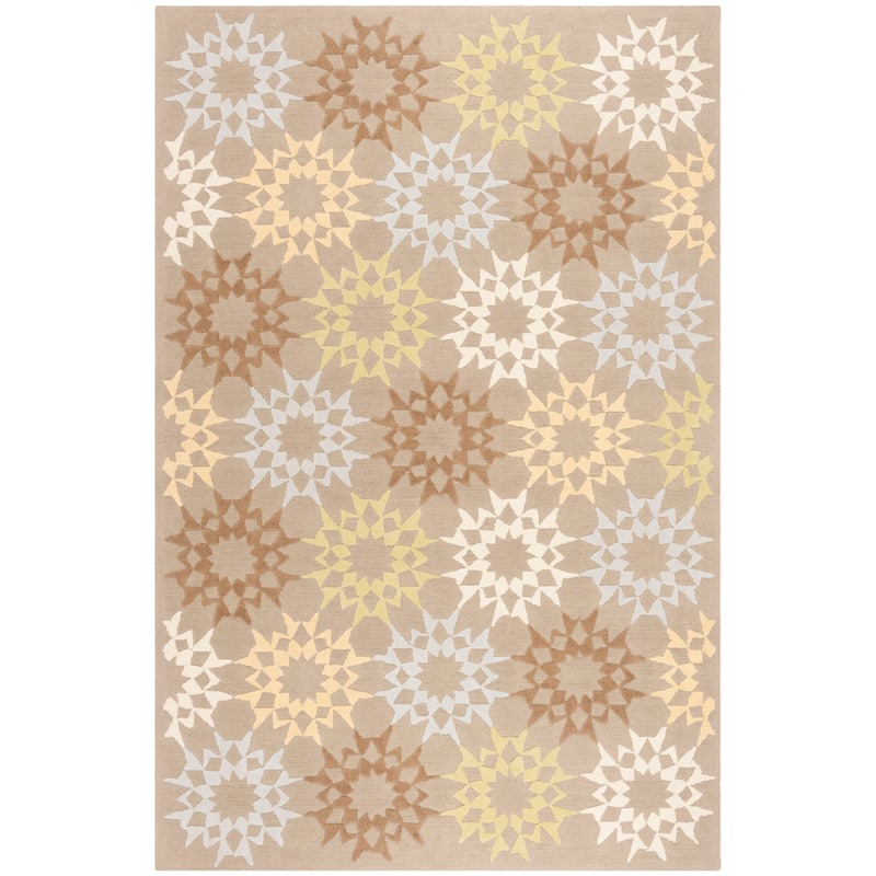 Martha Stewart by SAFAVIEH Quilt Cotton Rug - 5'6" x 8'6" - Opal/Grey