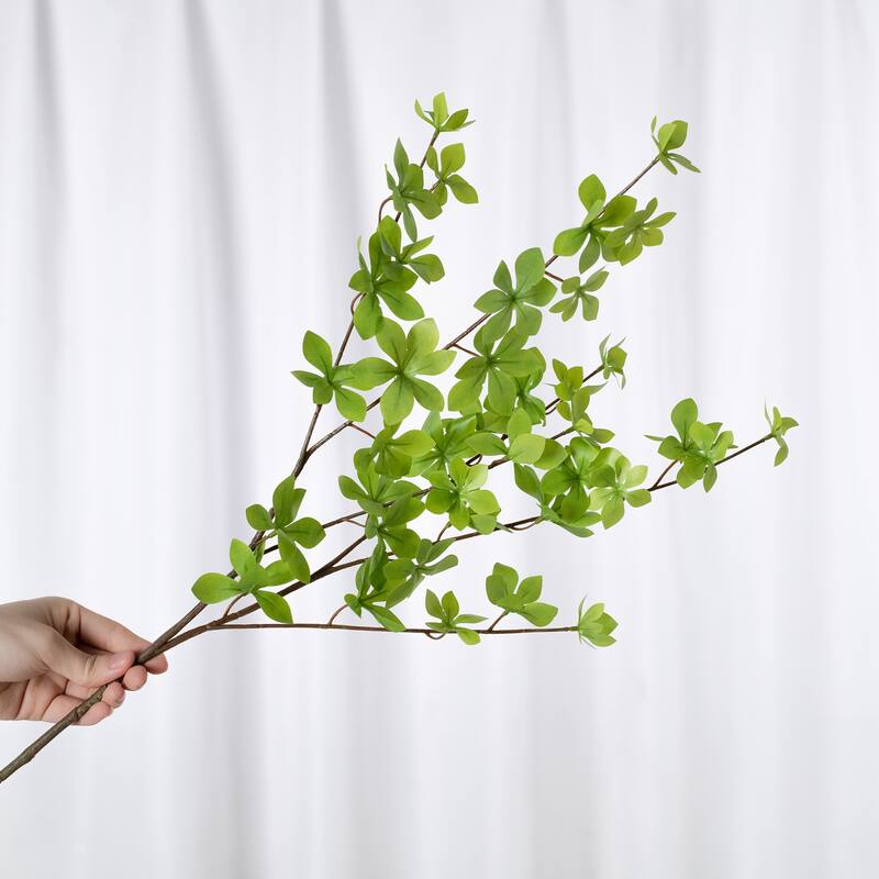 Light Green Artificial Enkianthus Perulatus Branch(1 Stem) - Green