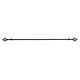 preview thumbnail 7 of 9, 3/4 Inch Decorative Twisted Sphere Finial Curtain Rod by Lavish Home - 48-84"