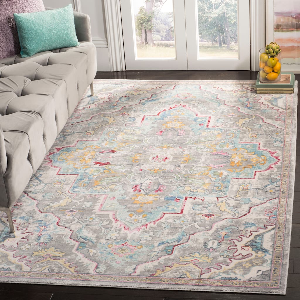 SAFAVIEH Mystique Adila Oriental Polyester Rug