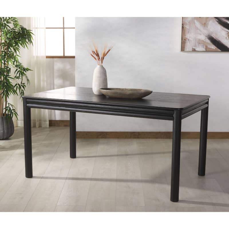 SAFAVIEH Home Harriette 60-inch Rectangle Dining Table - 60"W x 36"D x 30"H - Black