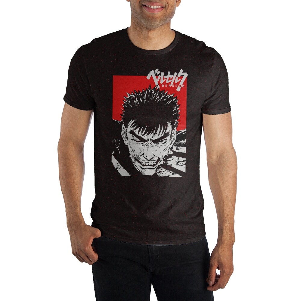 Shop Berserk Black Splattered Mens T Shirt Overstock 23527152