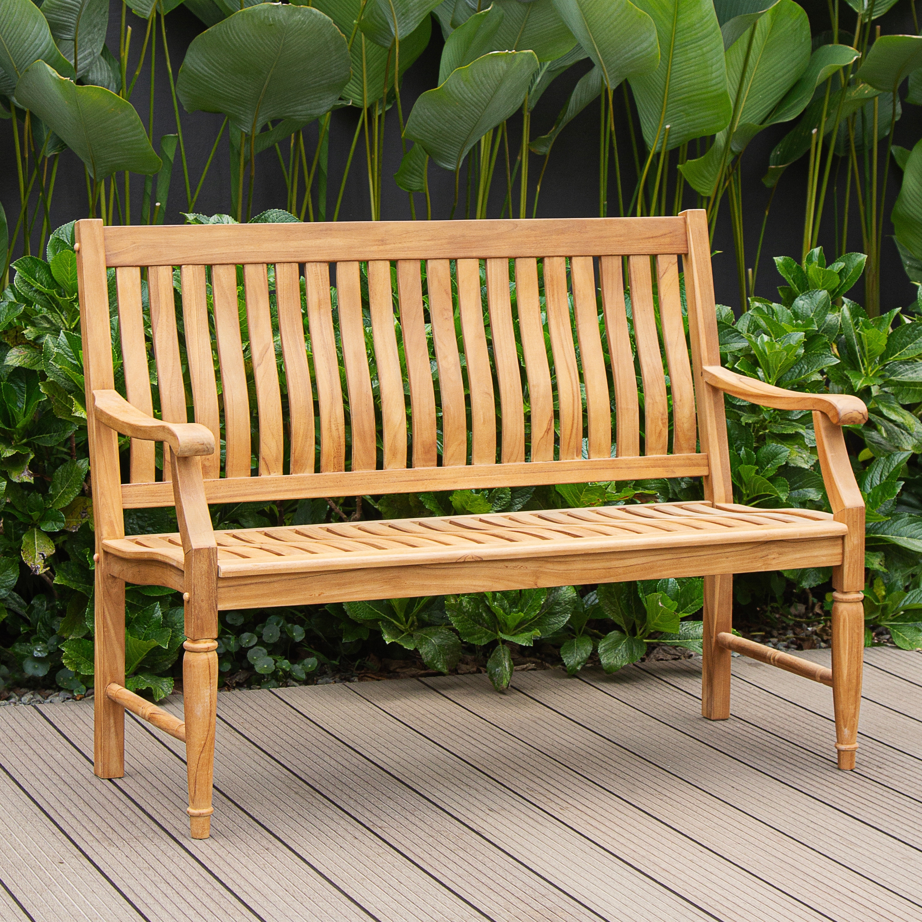 Cambridge Casual Ventura Teak Wood Outdoor Bench