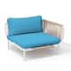 Option Blue,1pc corner chair with two arms